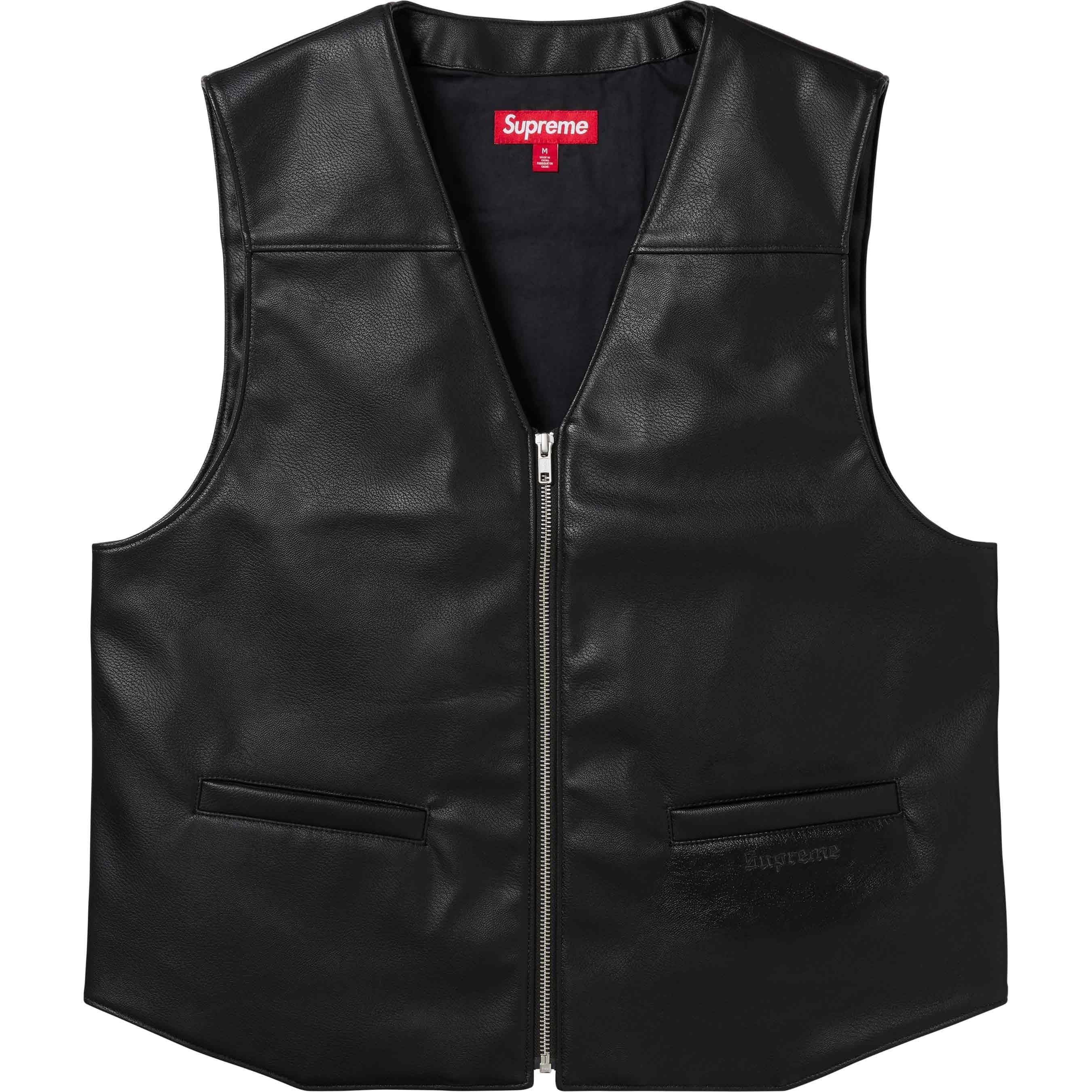 Supreme/Toy Machine Faux Leather Vest view 3
